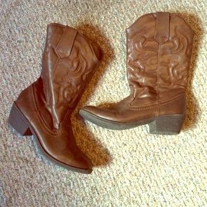 Girls youth size 4 cowgirl boots