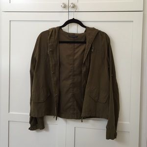 Brandy Melville green army jacket