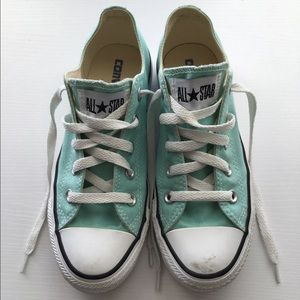 Mint Converse. Size 6