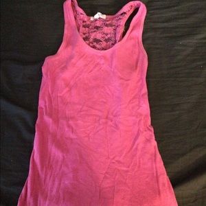 Lace tank top