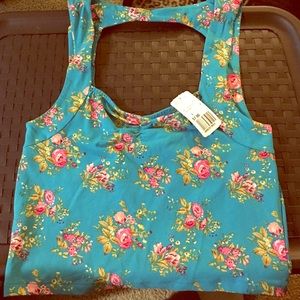 Floral crop top