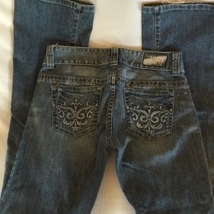 *Reduced** Guess Daredevil boot cut jeans