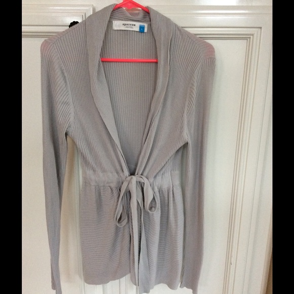 Light grey cardigan type sweater