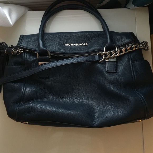 Navy Michael Kors purse