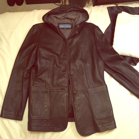 Reaction Kenneth Cole, leather jacket