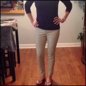 Tan skinny pants
