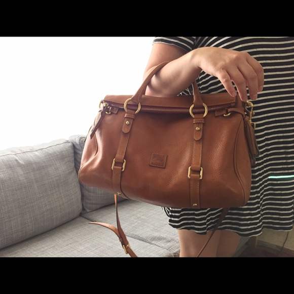 Dooney & Bourke med. Florentine satchel w/ tassels