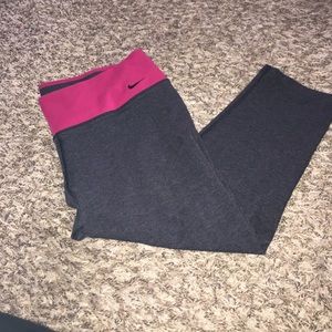 Nike dri fit workout capris
