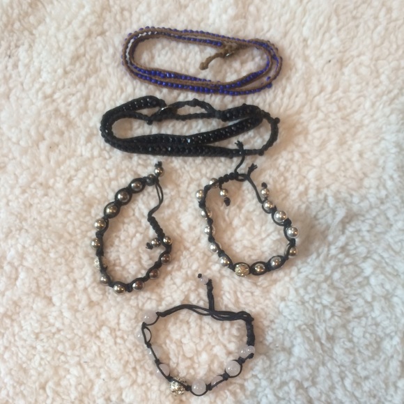 Seven bracelets
