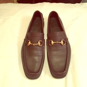Women's Gucci loafers. Black