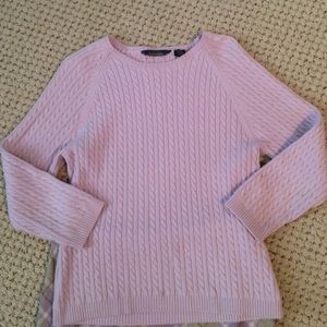 Purple Cable knit light weight sweater