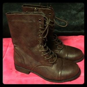 Madden Girl Combat Boots