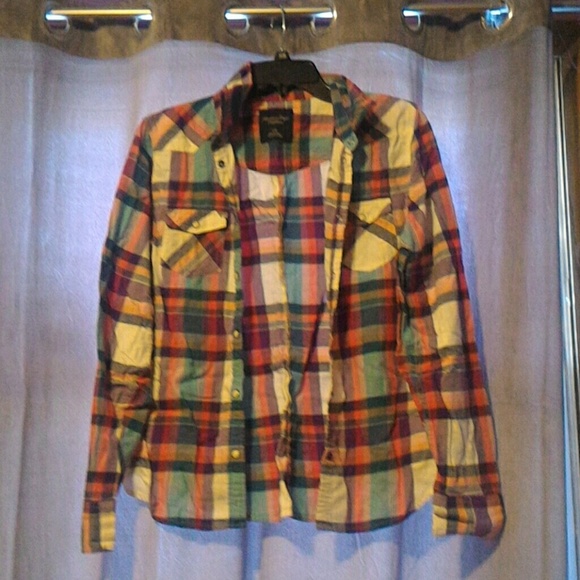 AE plaid shirt