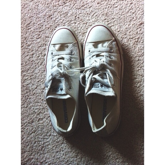 White Low Converses.