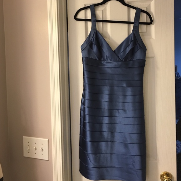 BCBG MAXAZRIA Blue dress NWT