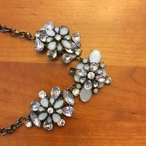 Pastel blue and silver necklace