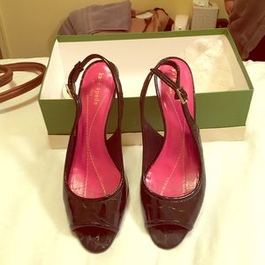 Kate spade pre loved sling back heels