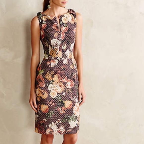 Anthropologie quilted tema dress