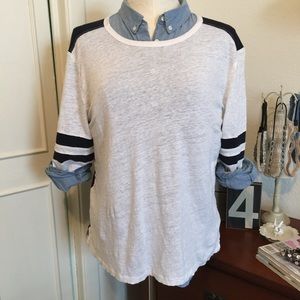 🎉SALE! J.Crew Baseball Tee