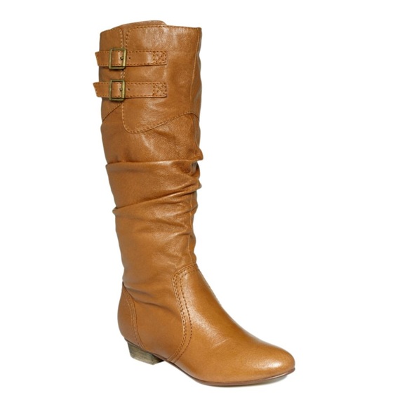 Steve Madden "Brandy" boots in Cognac!