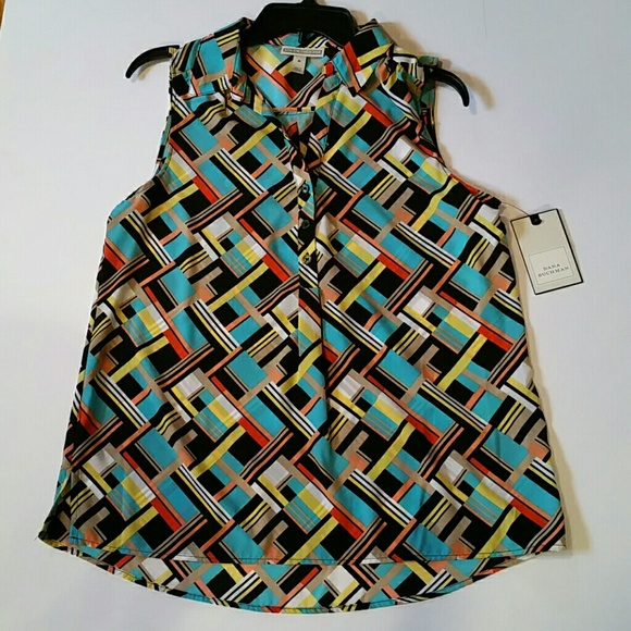 Dana Buchman never worn sleeveless blouse