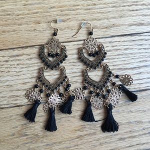 Never worn earrings.