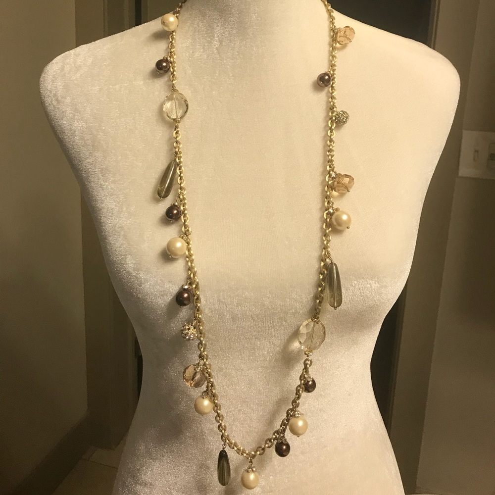 Stella & Dot Audrey Cluster Necklace