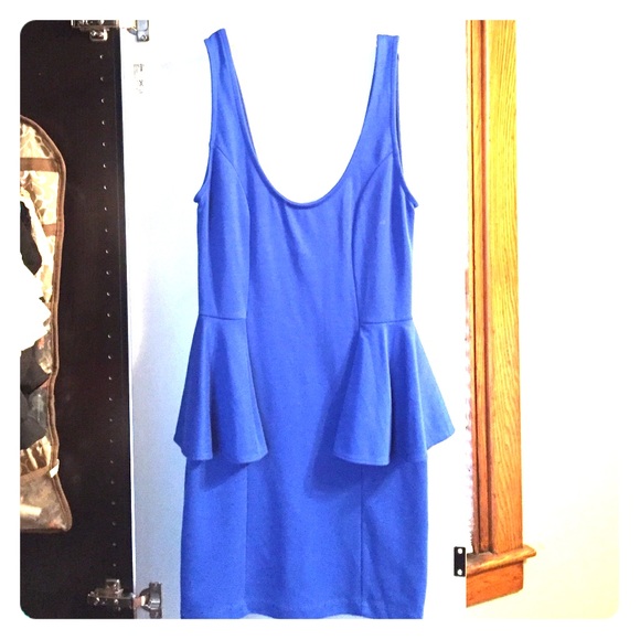 Peplum dress size M