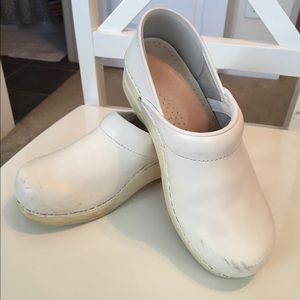 White Sanita Clogs