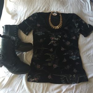 Sheer Biker Babe Top