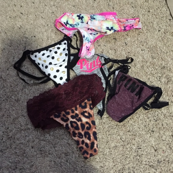Pink thongs