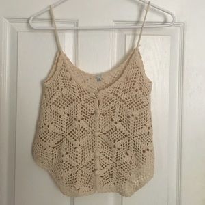 Beige beachy top