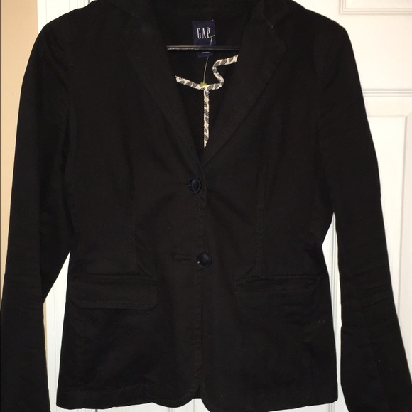 GAP black casual button blazer jacket