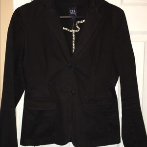 GAP black casual button blazer jacket