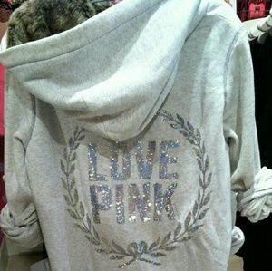 VS PINK fur lined jacket