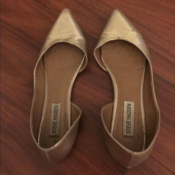Steve Madden gold flats - Picture 3 of 3