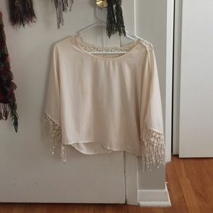 Detailed white blouse