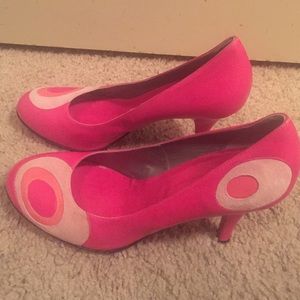 Cute Pink Pump with Suede