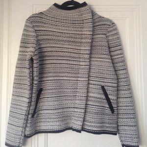 Merino wool sweater jacket / cardigan