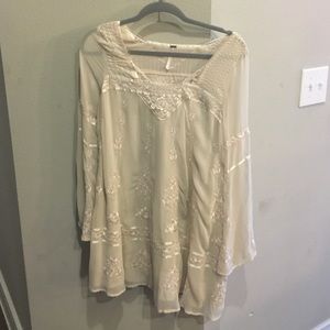 Free People Flowy mini-dress