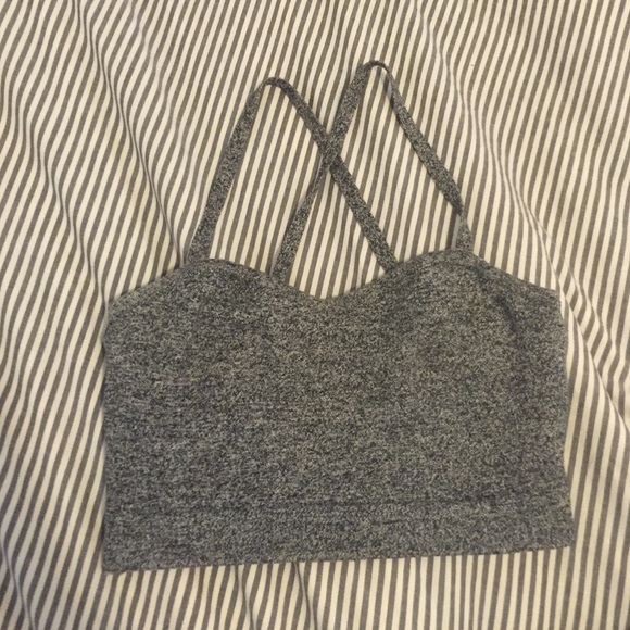 American Apparel Tops - American Apparel Heather Gray Crop top