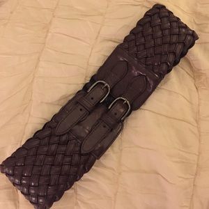 ⭐️ Leather Woven Belt