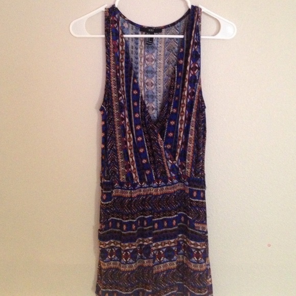 Tribal Print Romper