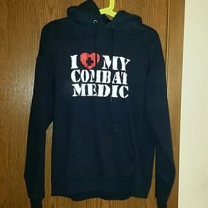 Love my combat medic hooded sweatshirt
