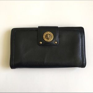 Marc by Marc Jacobs Black Leather Wallet 3-fold
