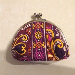 Vera Bradley Double Coin purse in Safari Sunset