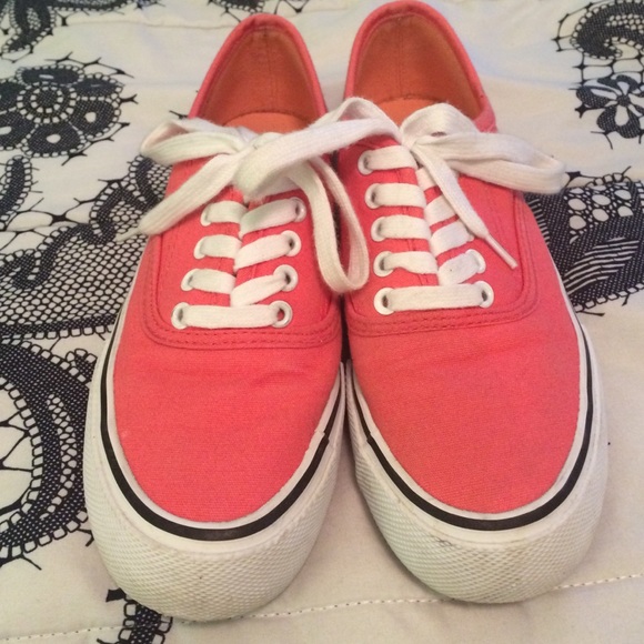 Coral Vans Look-Alike