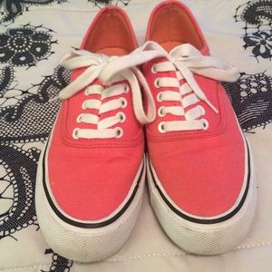 Coral Vans Look-Alike