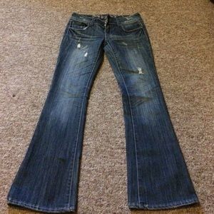 Women's blue jeans