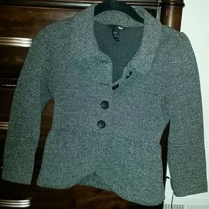 Peplum Tweed Blazer